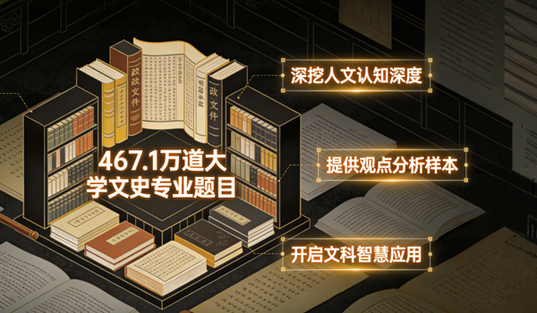 大学文史类题库数据集